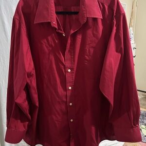 Red Button-Up Shirt